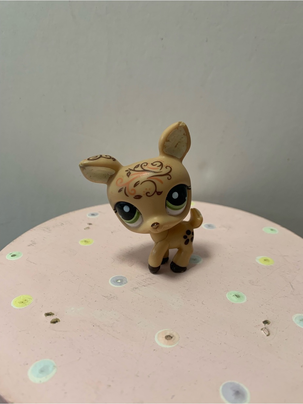 Hasbro Littlest Pet Shop Deer Leaf Pattern LPS